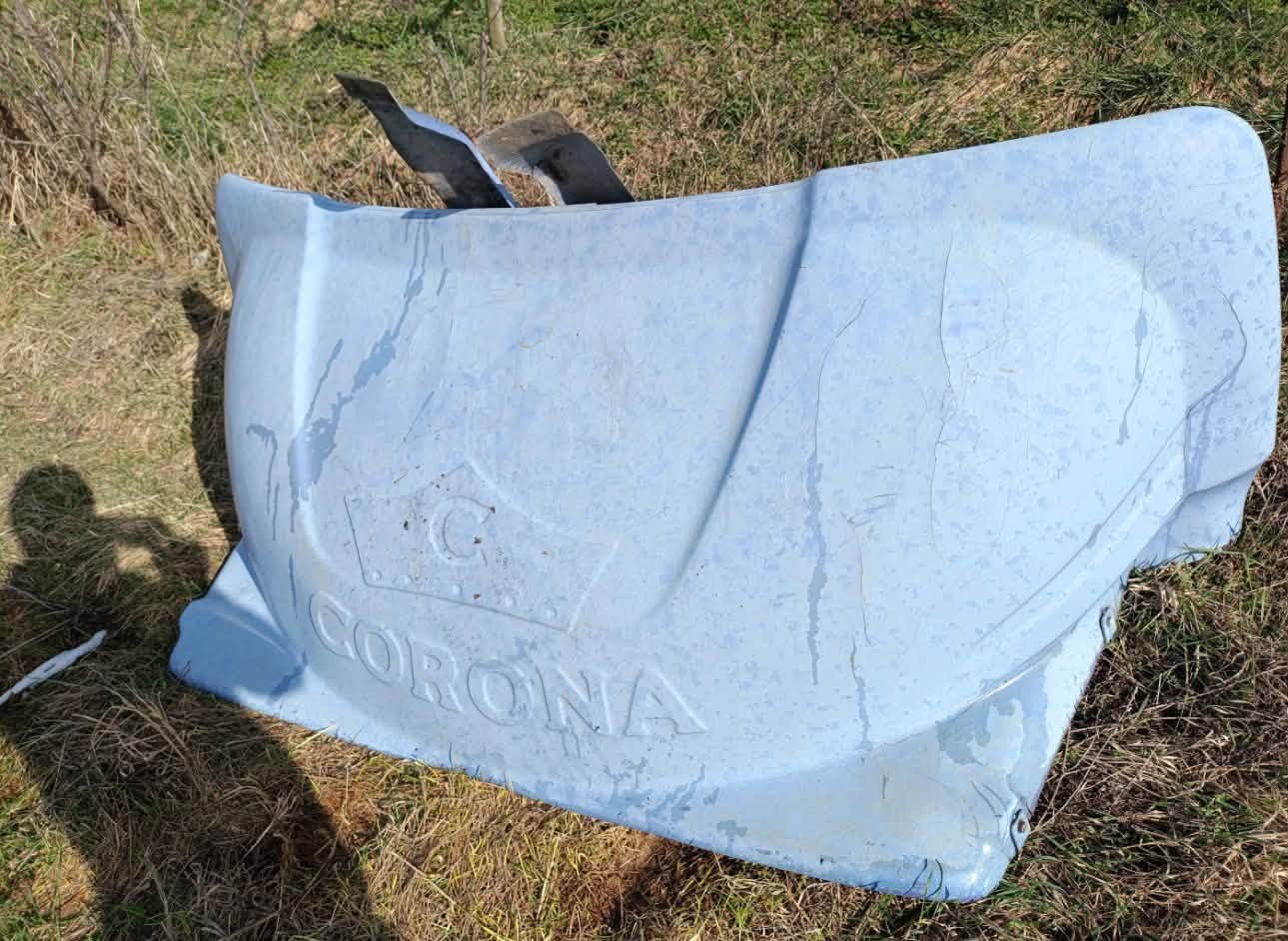Corona car body panel, light blue