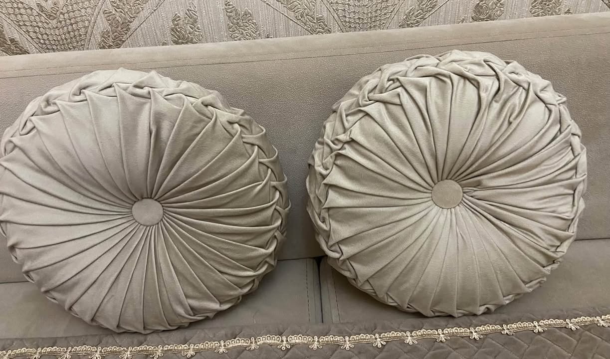 Декоративные круглые подушки, 2 шт.