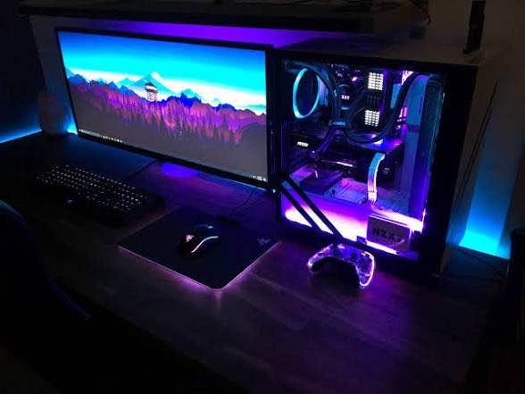Gaming kompüteri RTX 2060 və 32" monitorla