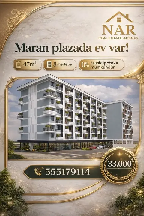 Mənzil — 33,000 долл