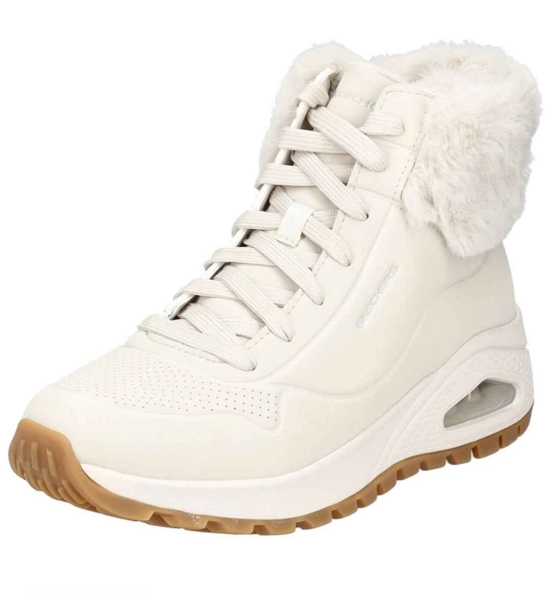 Бежевые ботинки Skechers, размер 40