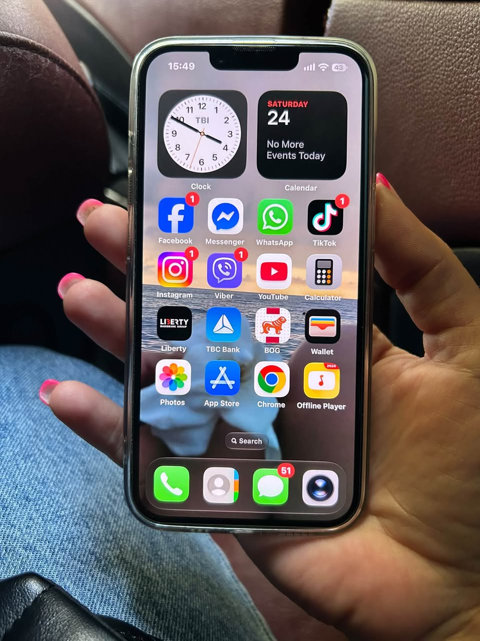 iPhone with case, exchange for Samsung S23