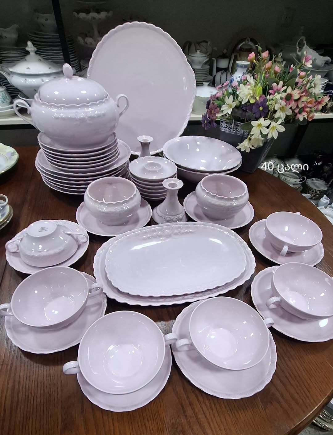 Amazing color dinner for 6 persons Hutshcerouter