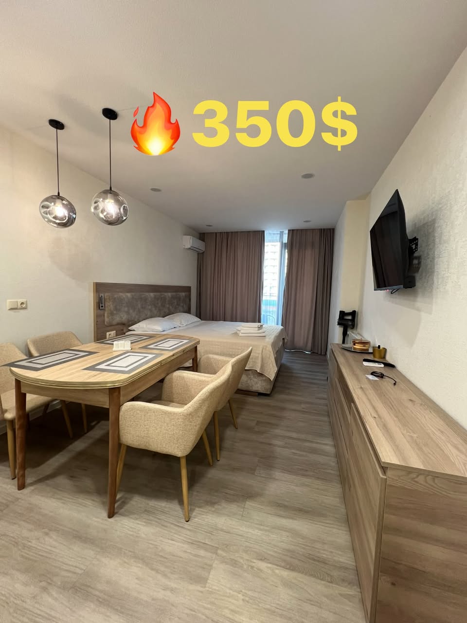 იჯარით გაქირავება ბინა, ბათუმი — $350