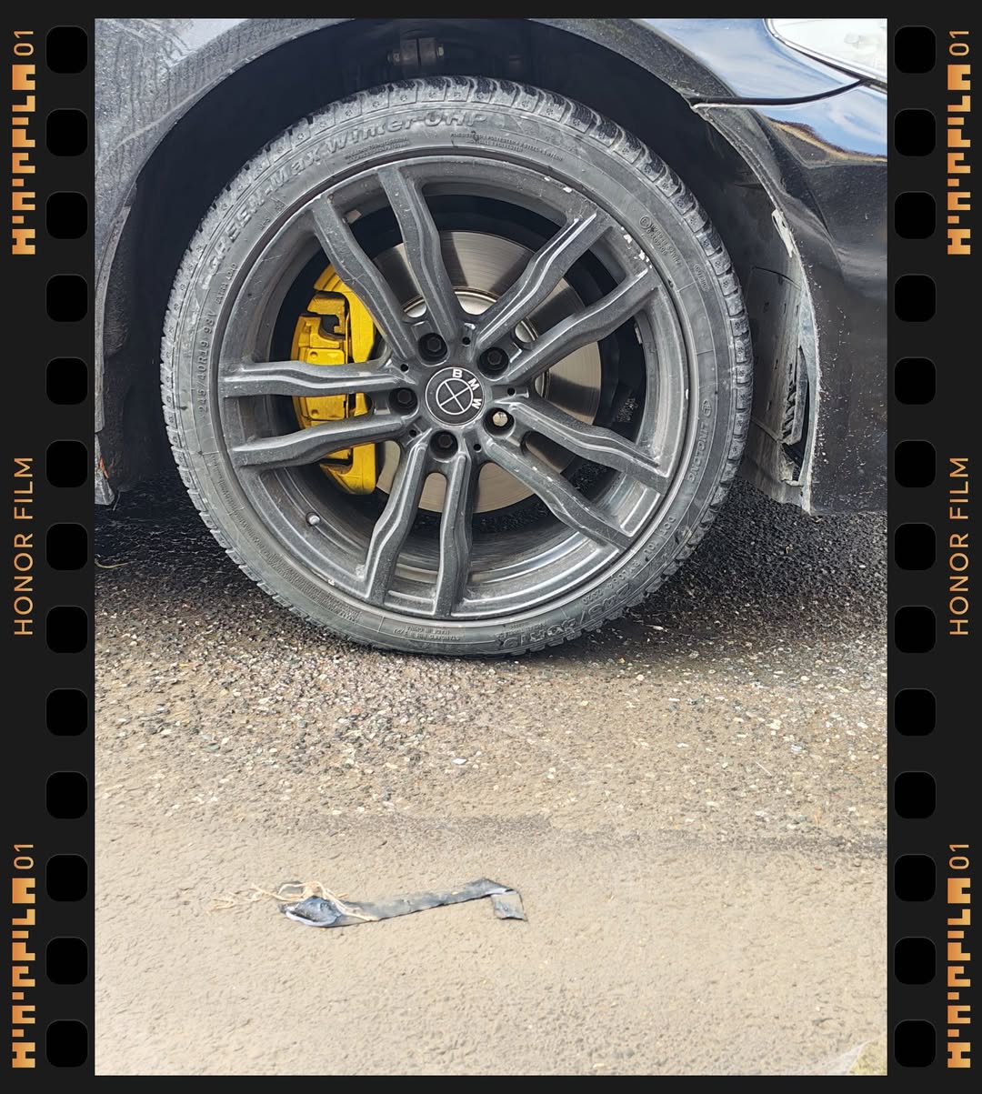 R19 alloy rim with welding repair