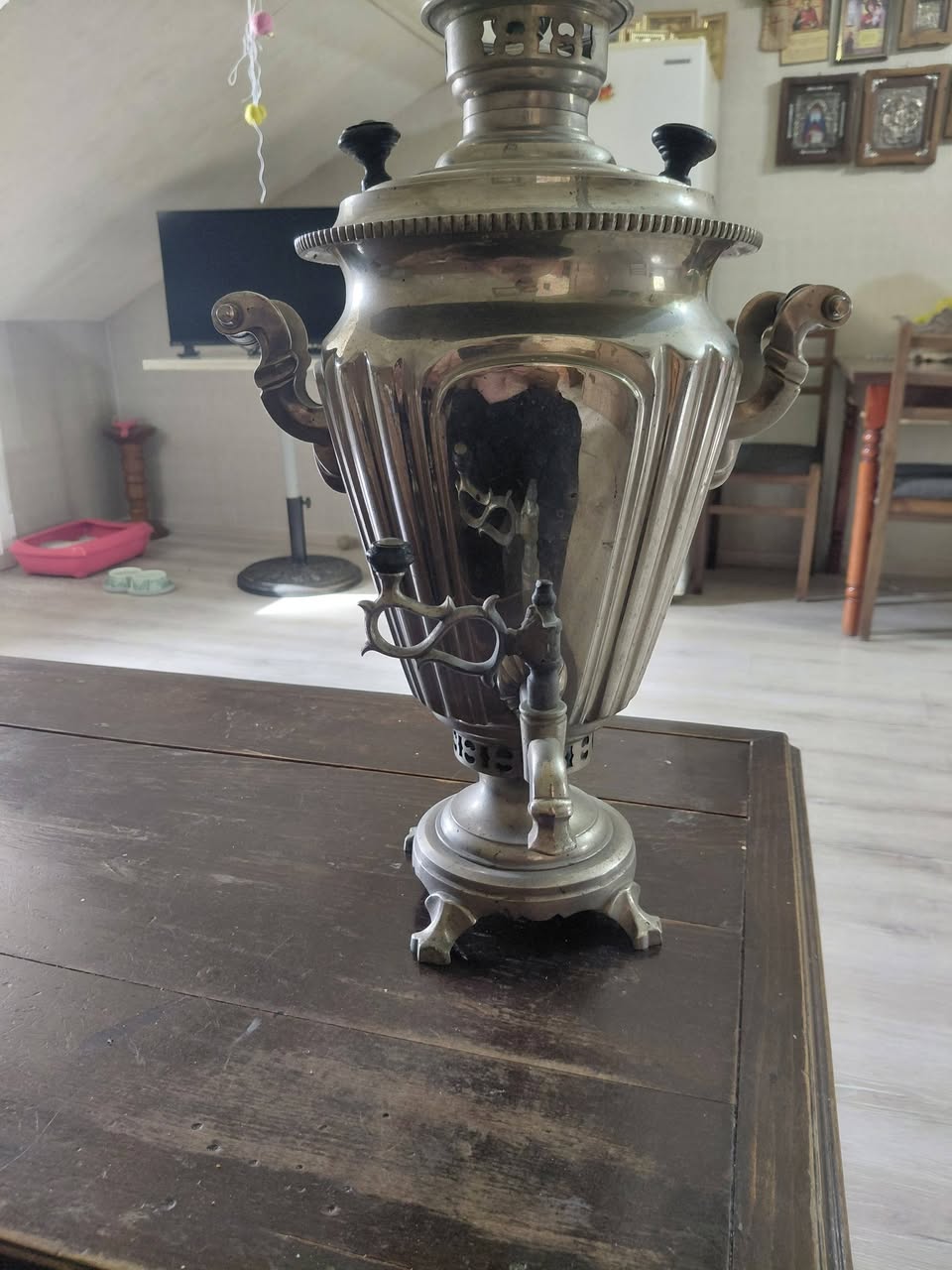 Old metal samovar