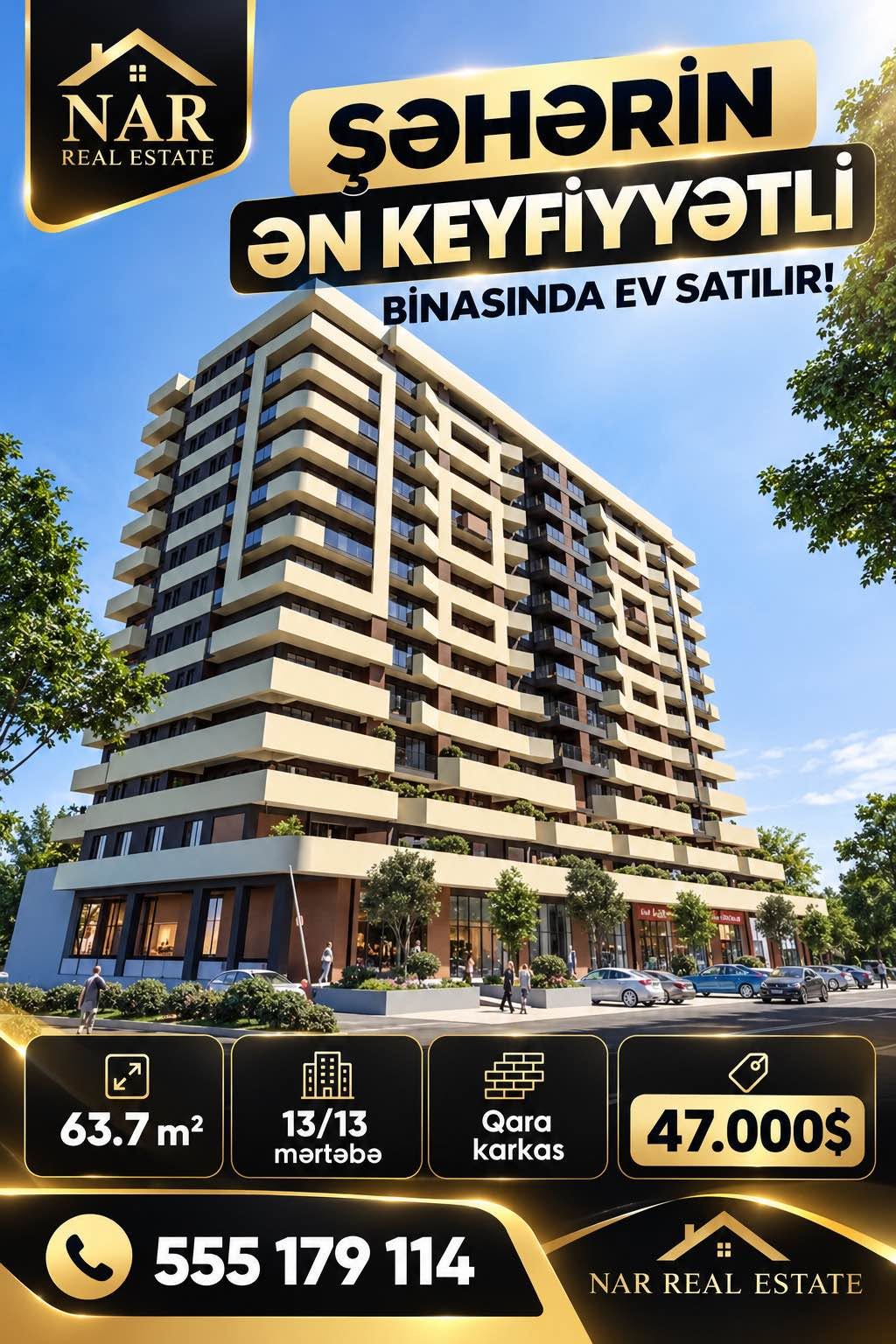 Mənzil satılır, Marneuli — $47,000