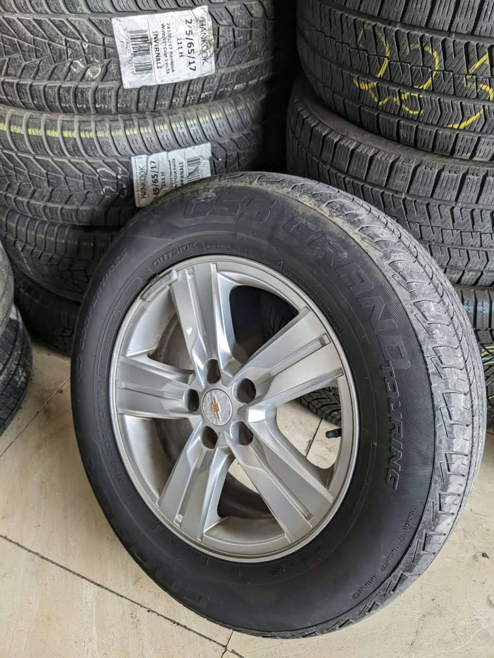 Chevrolet Trax ზომა: 205/70 R16 საბურავები