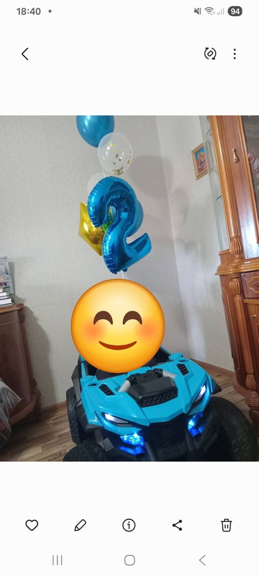 Salam 🚙 Uşaq elektrik maşını satılır — 300₾