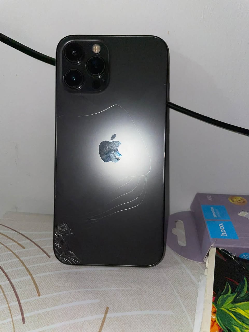 iPhone 12 Pro Max, back glass is broken