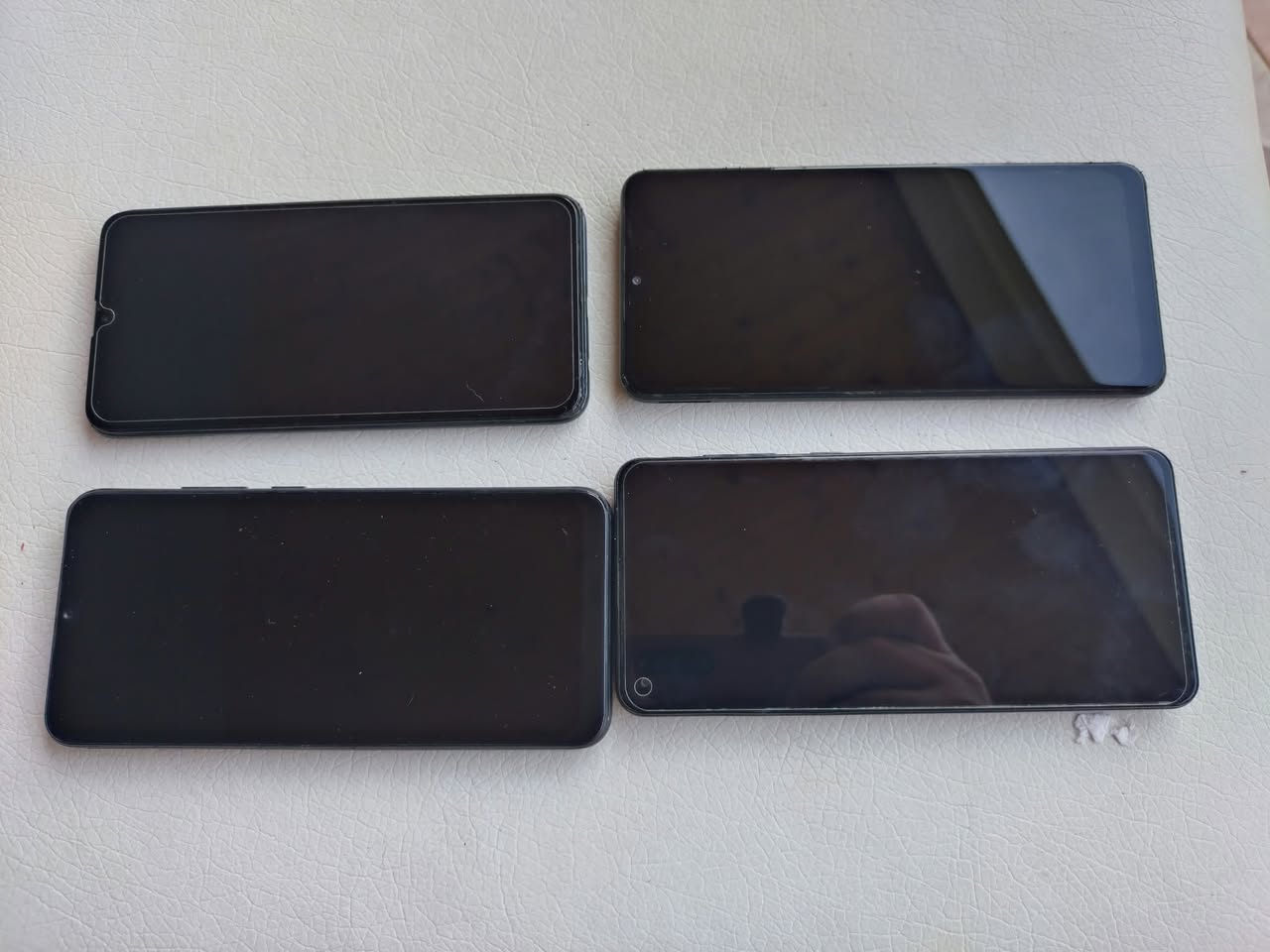 Used smartphones, all in working condition