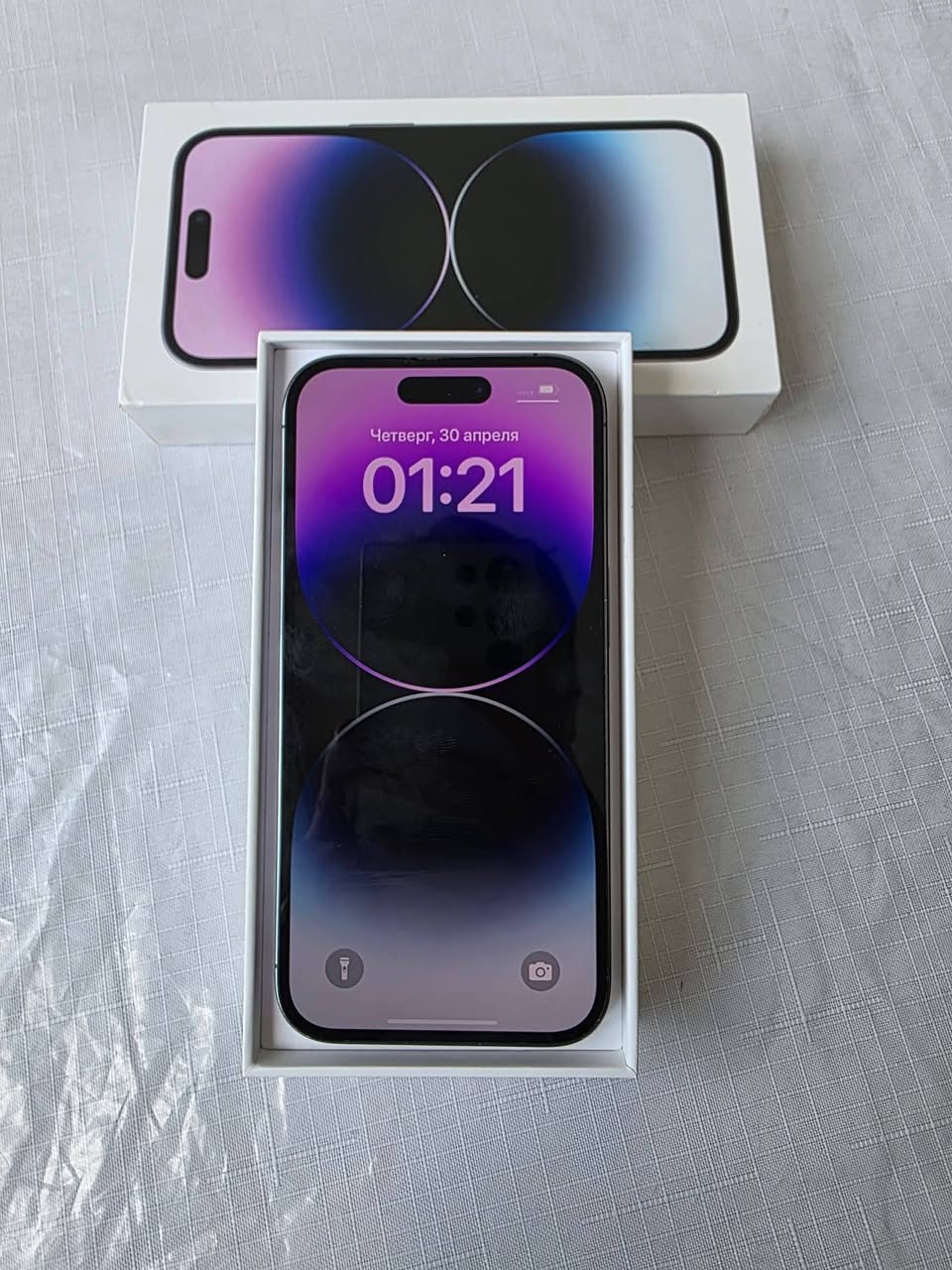 📱IPHONE 14 PRO 128GB ✅️SIM+ESIM Չքանդված — 140,000֏