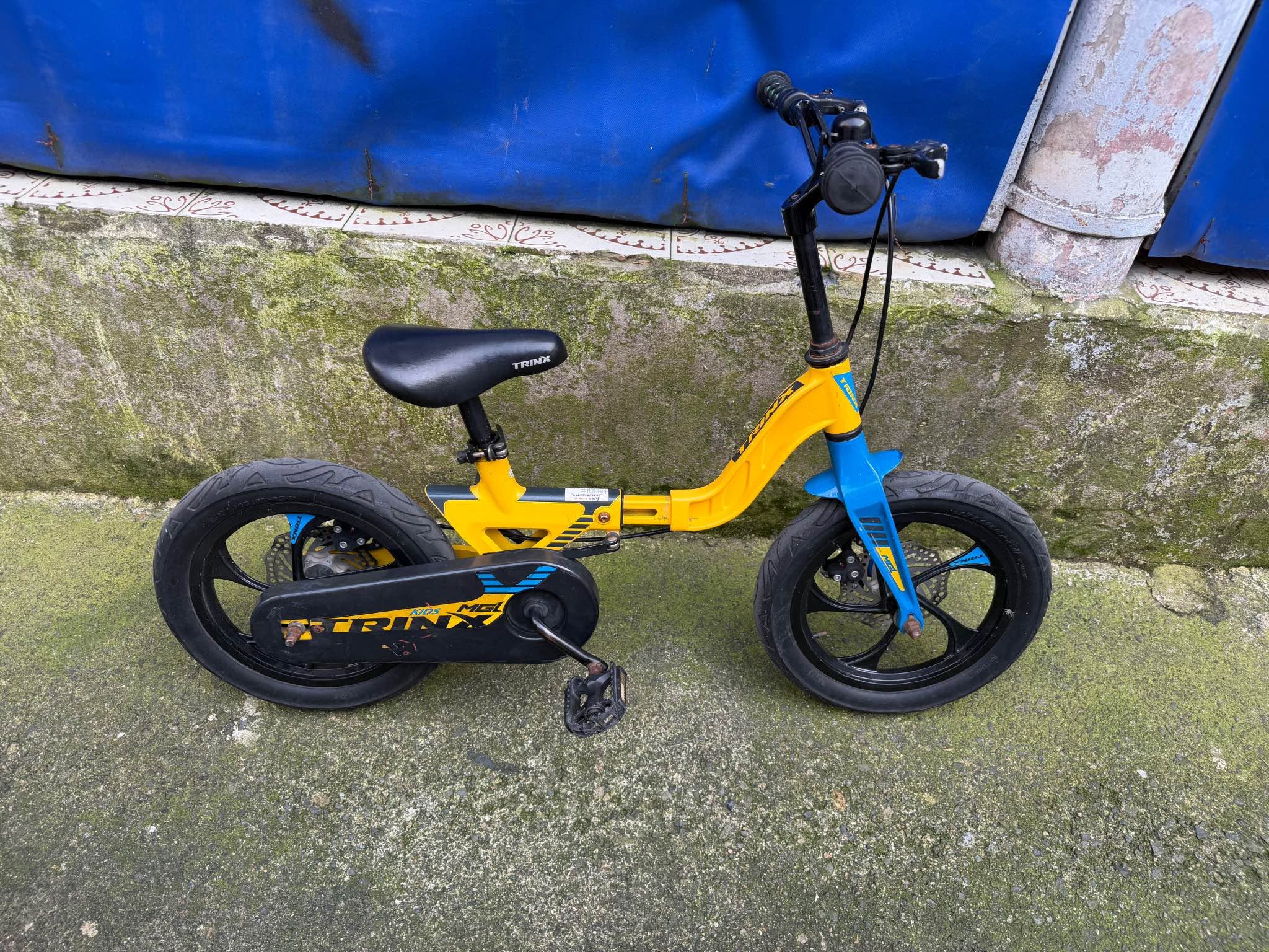 TRINX children's bicycle, yellow-blue