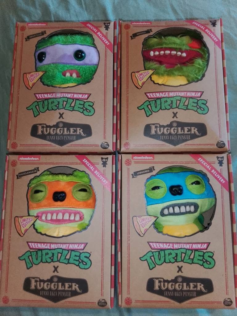 Teenage Mutant Ninja Turtles Fuggler limited edition complete set