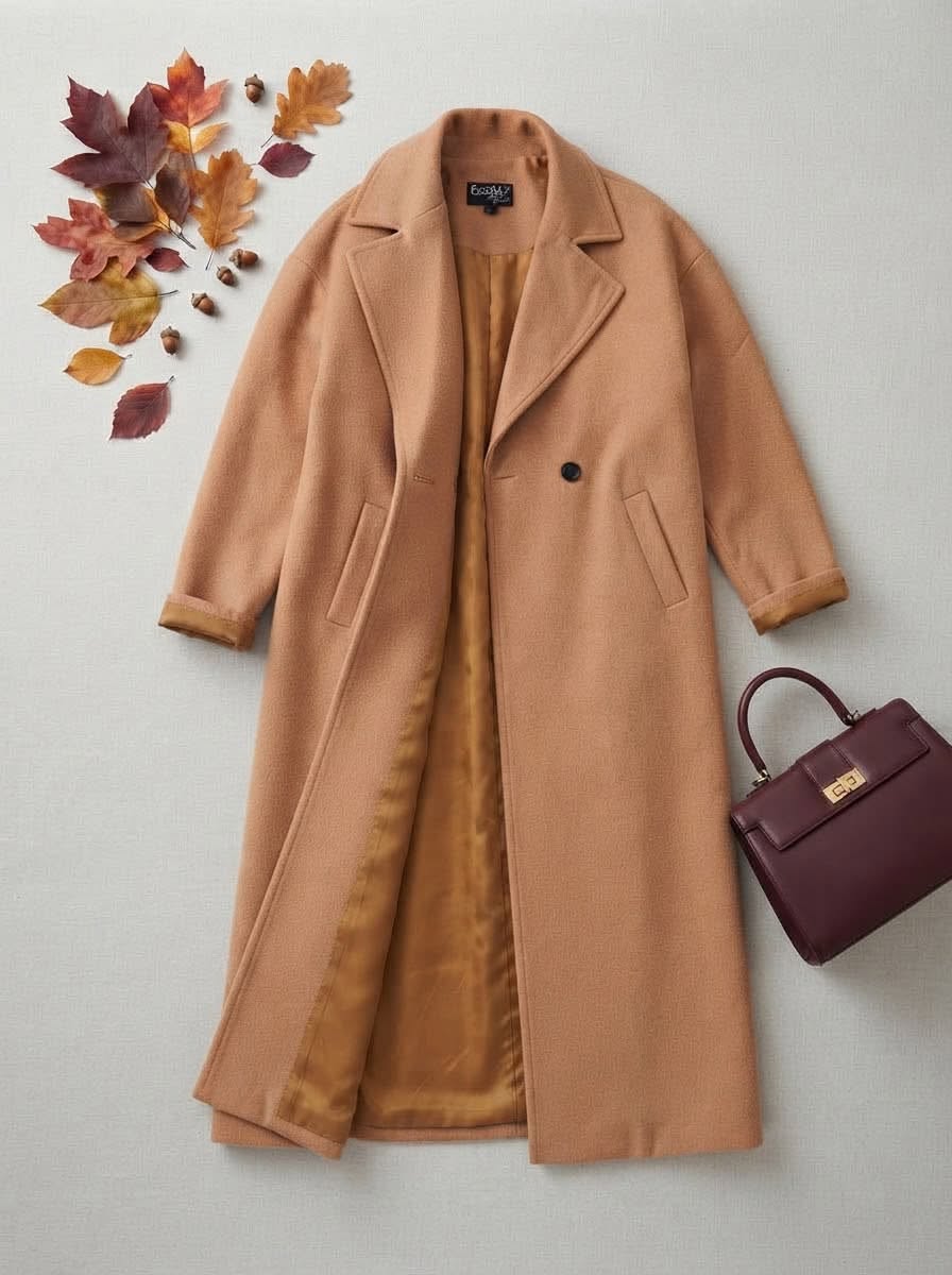 Camel long coat, 45 GEL
