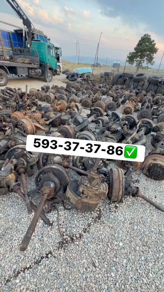 Used truck axles and drums