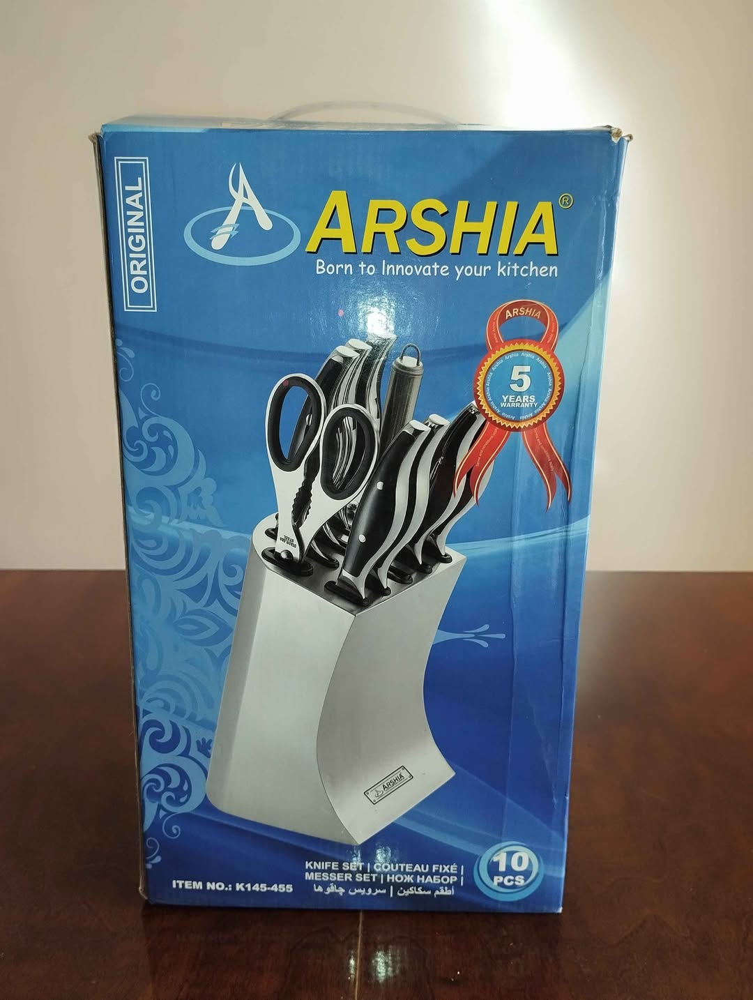 Arshia 10 parça bıçak seti