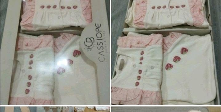 Child's cotton collection, with cherry pattern