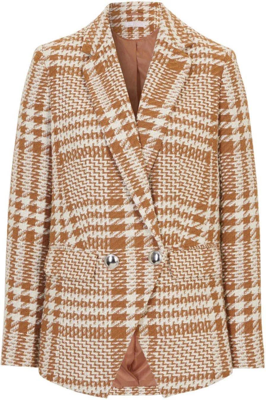 Checked blazer, size 42, new