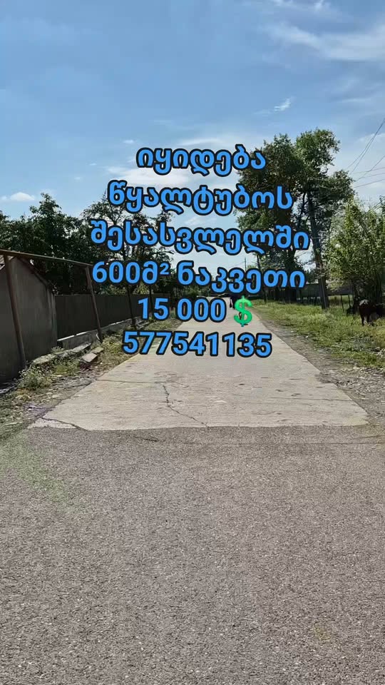 Arazi parçasının ve su kuyusunun fiyatı - $15,000