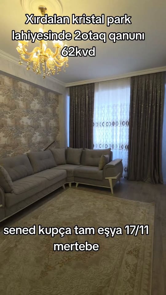 2 oda daire satılık, Bakü — 139,500 ₼