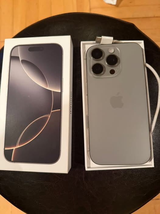 iPhone 16 Pro արկղով, լիցքավորիչով, պահարանով