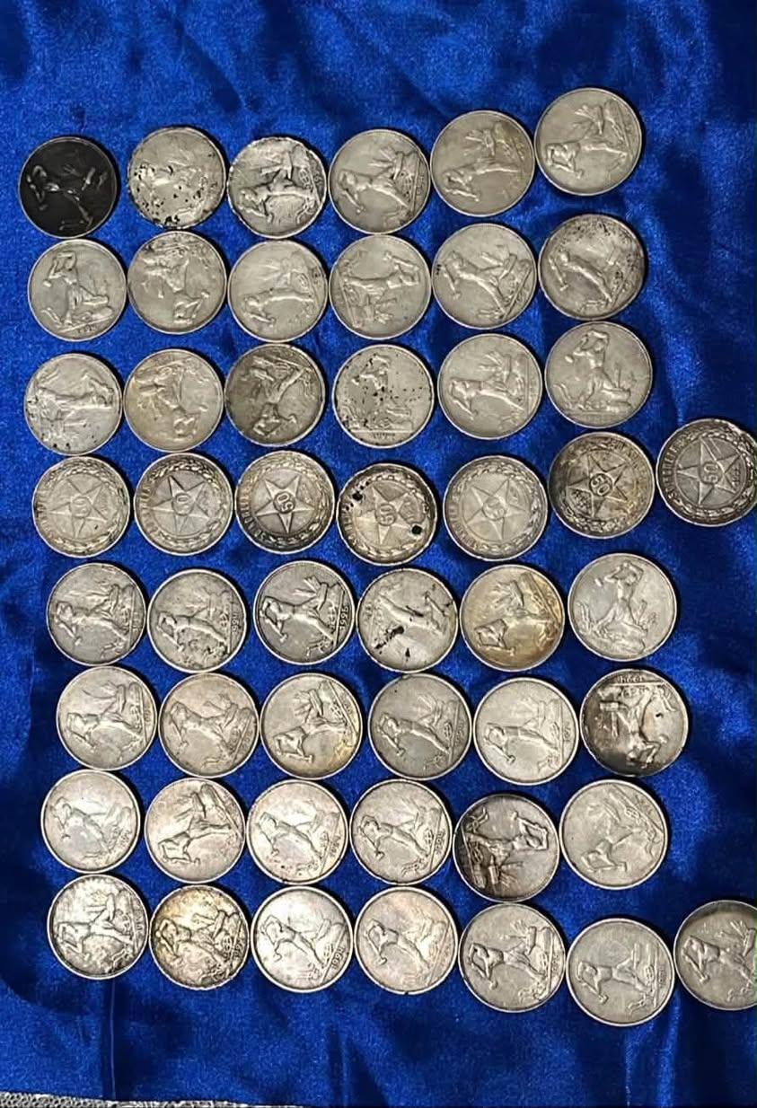 Խորհրդային 50 կոպեկ մետաղադրամներ 1922-1926, 50 հատ