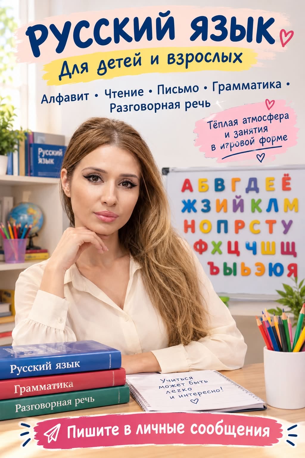 🎓 Uşaqların rus dilinə hazırlanması —