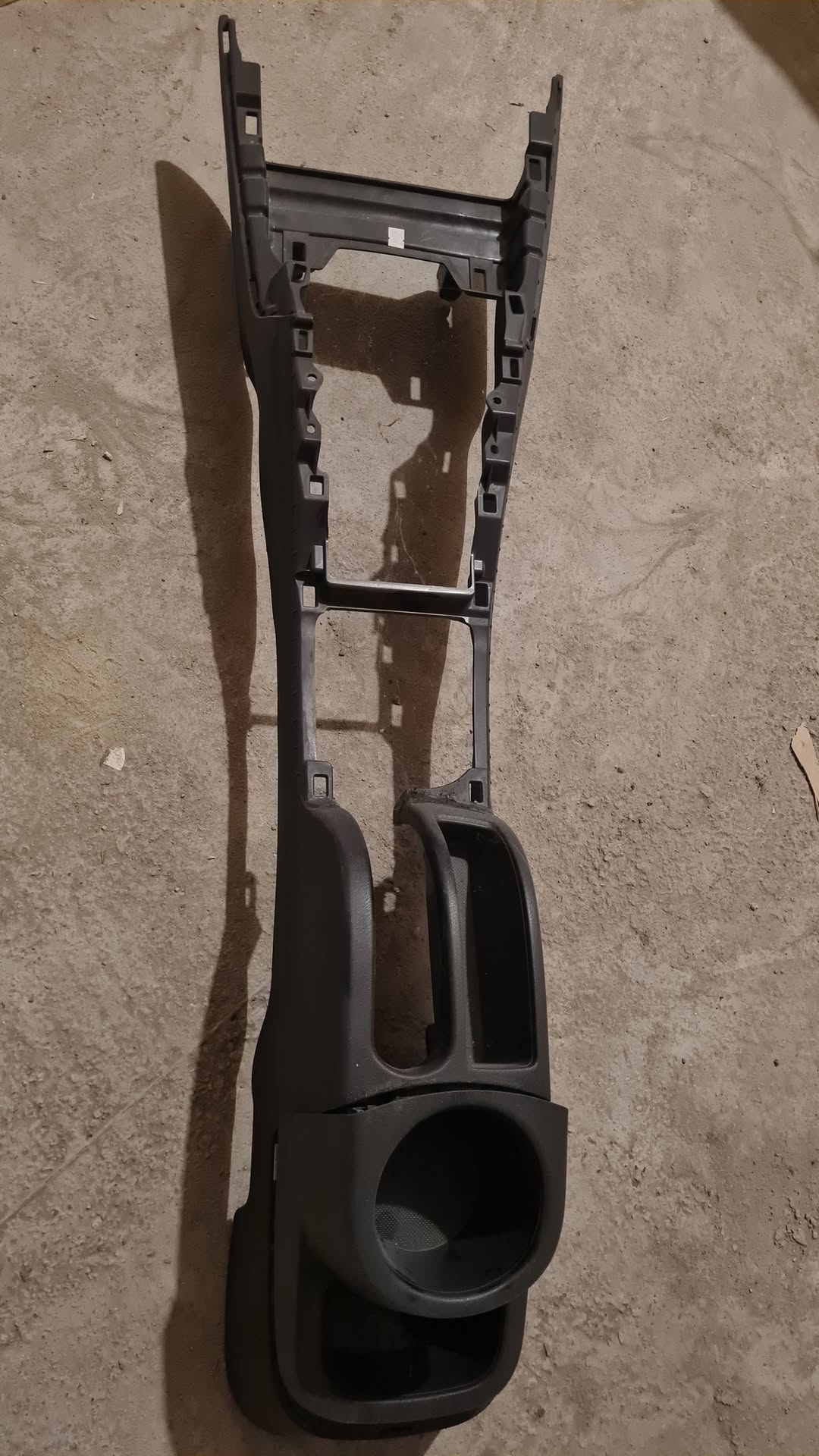 Car interior center console trim