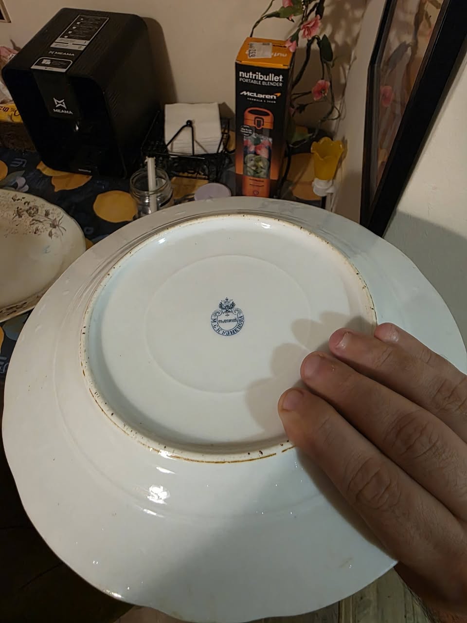 7 Kuznetsov porcelain plates