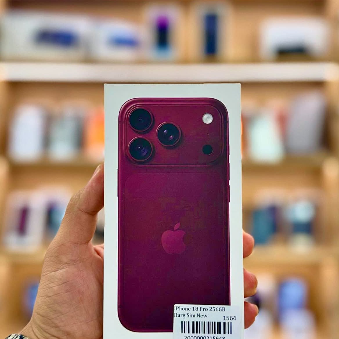 iPhone 18 Pro 256GB, burgundy, sealed