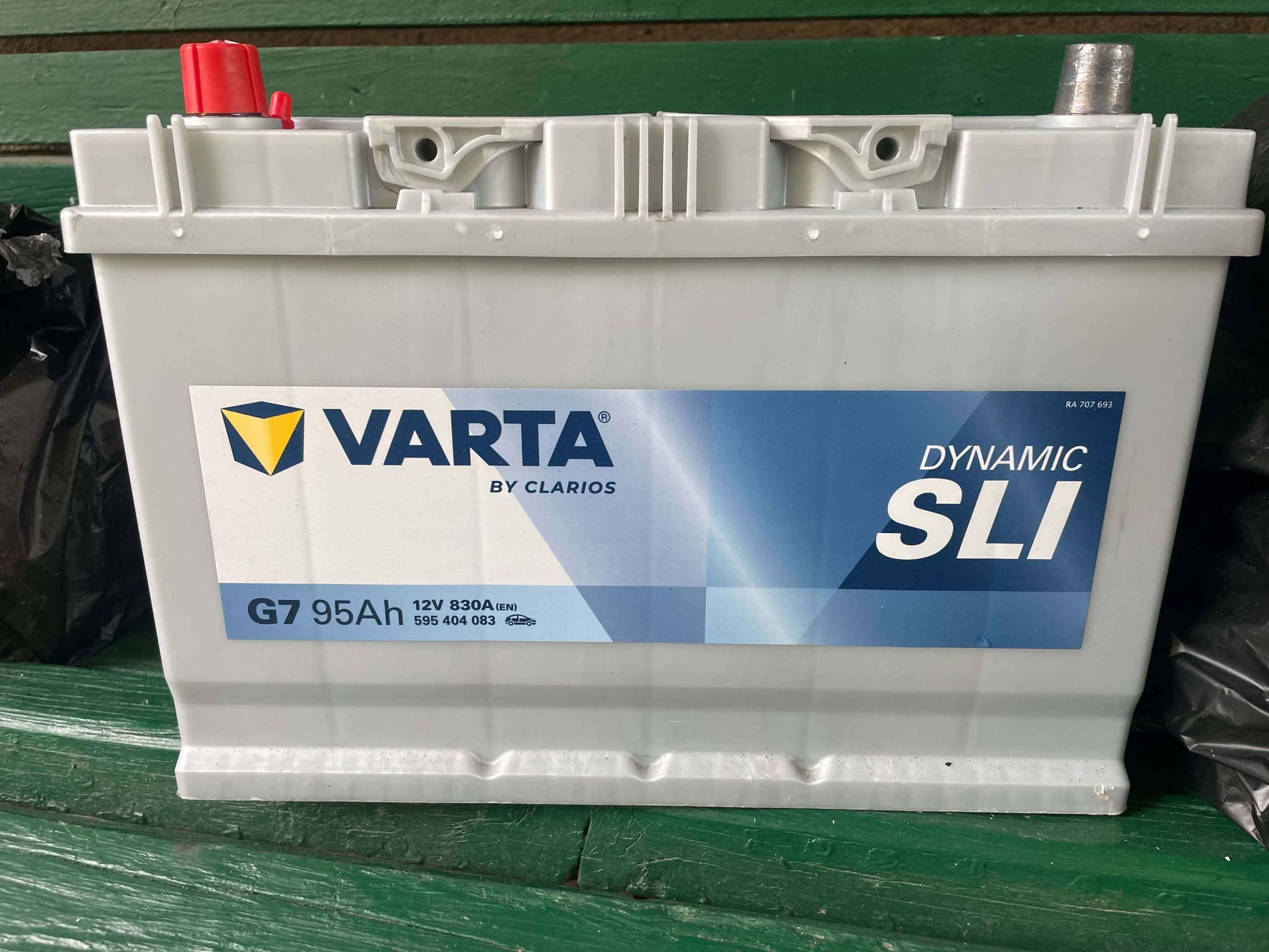 VARTA 95Ah აკუმულატორი, გამოუყენებელი