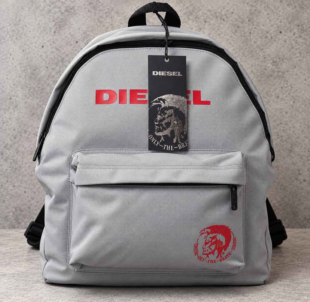 DIESEL grey backpack, new with tag