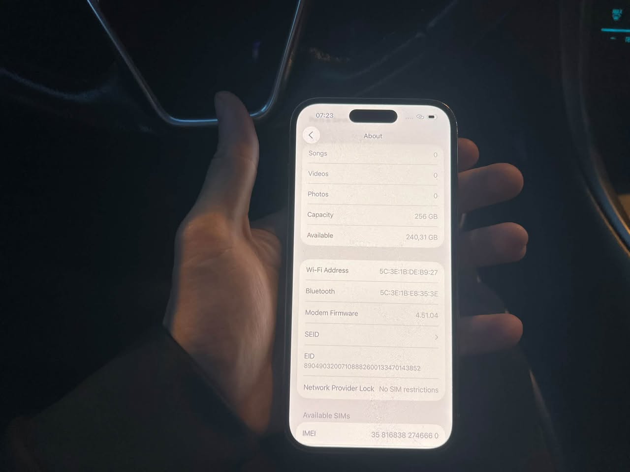 iPhone 14 Pro 256 GB %77 batarya — 950₾