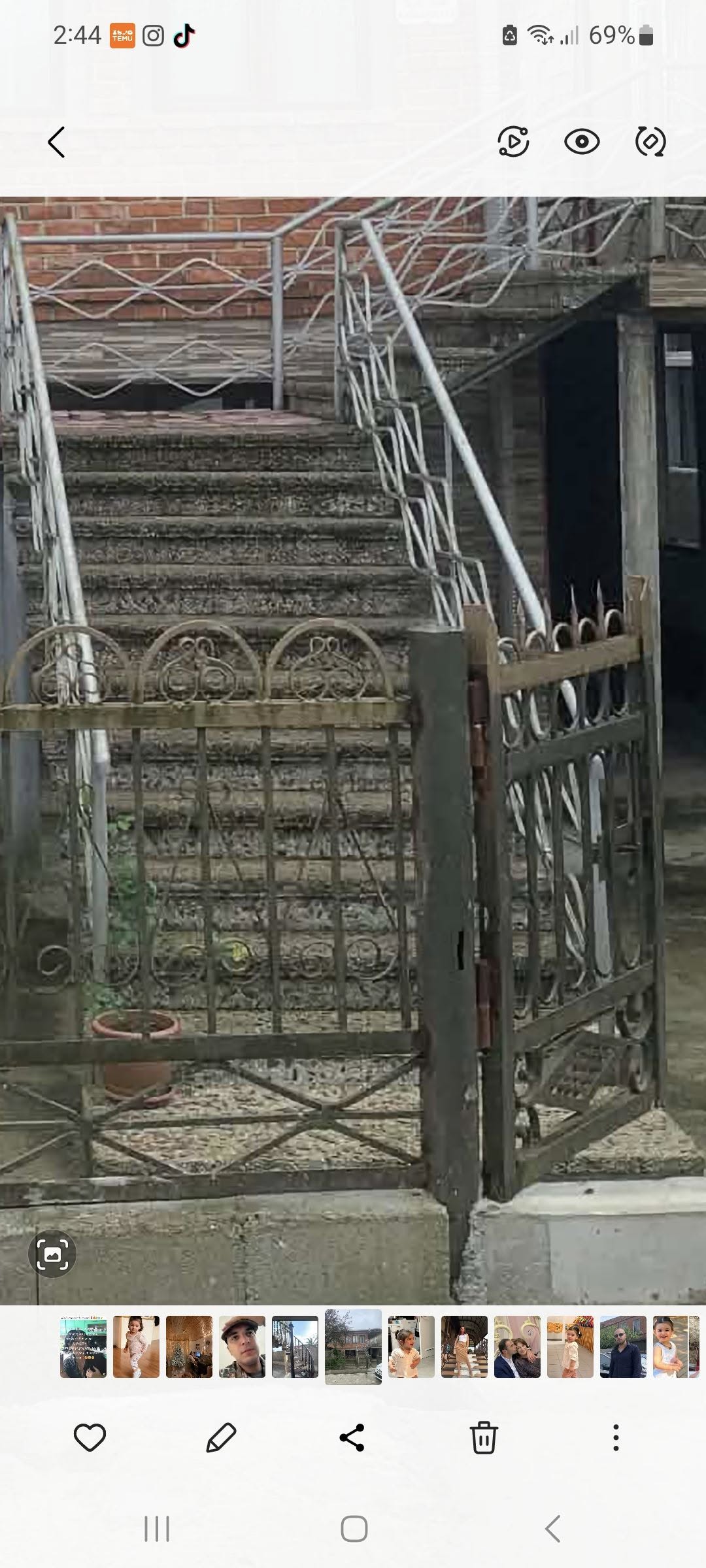 Stairs for sale, dismantling by you, 1 cubic meter 20 gel