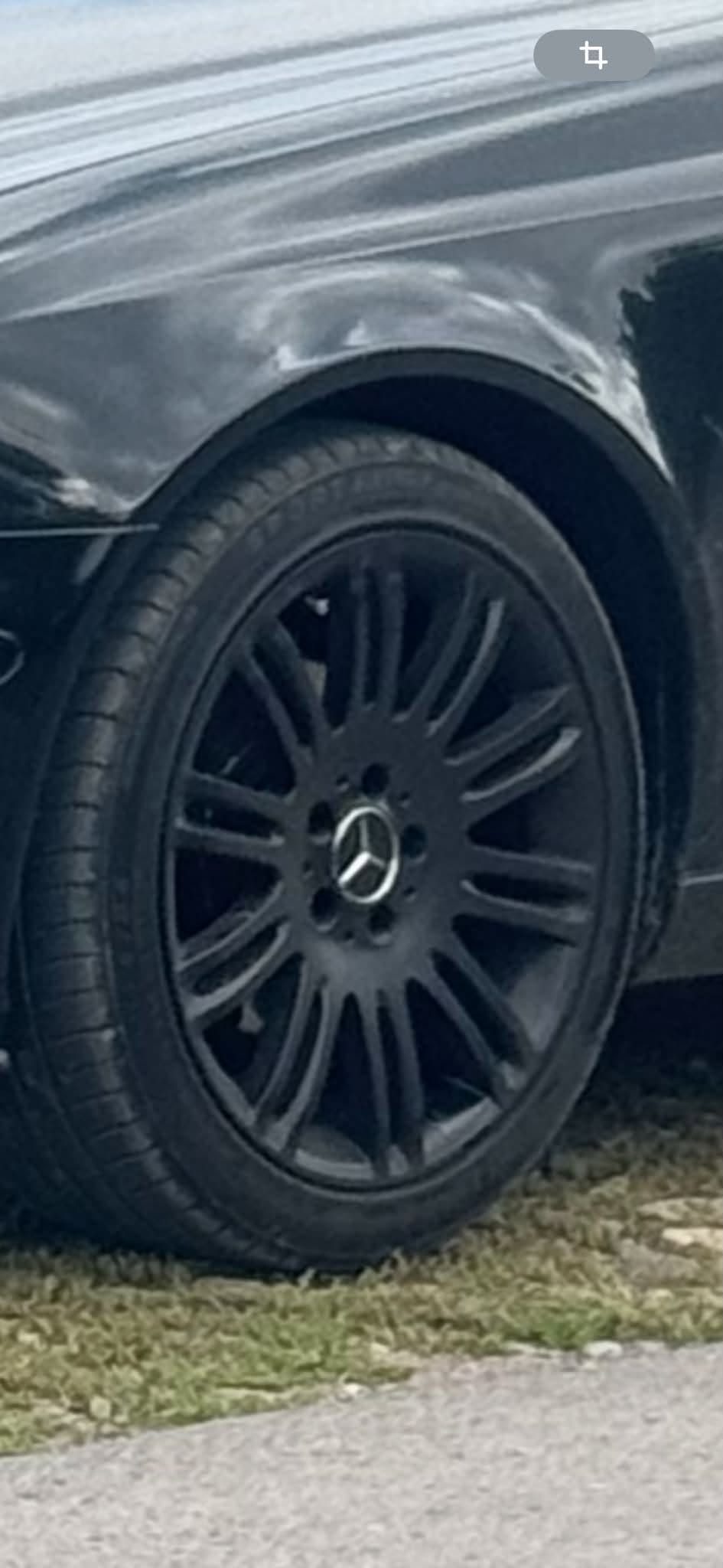 Used tyre on alloy wheel, one piece