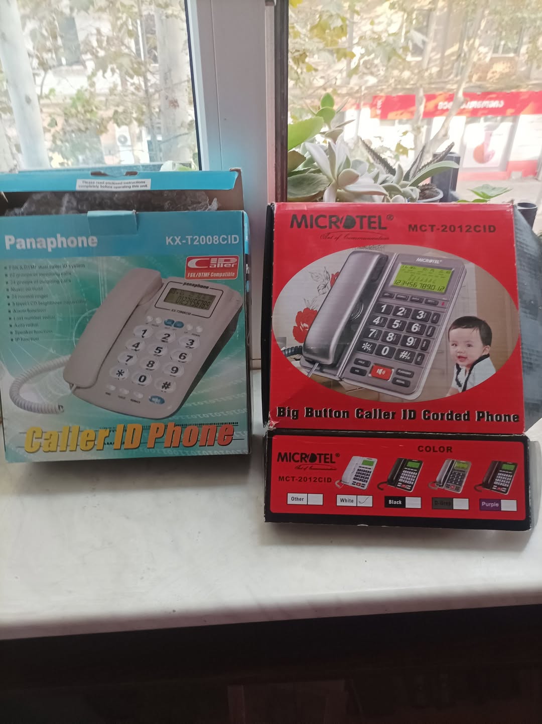 Panaphone və Microtel simli telefonlar
