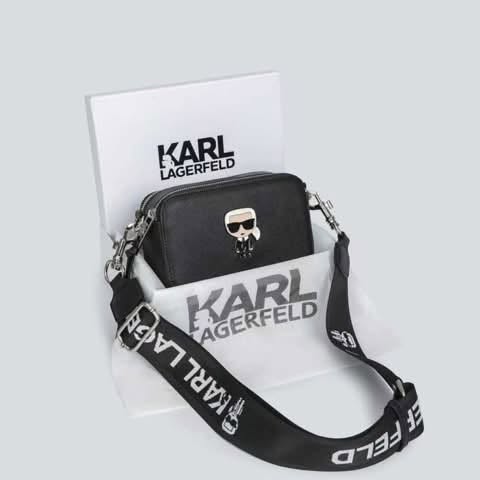 Karl Lagerfeld siyah çanta, yeni