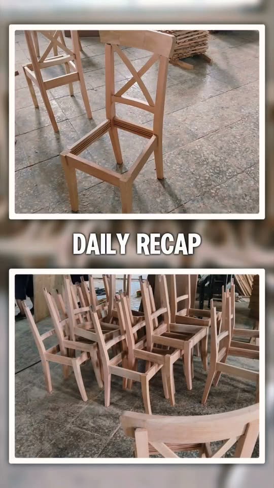 Oak tree chairs and tables