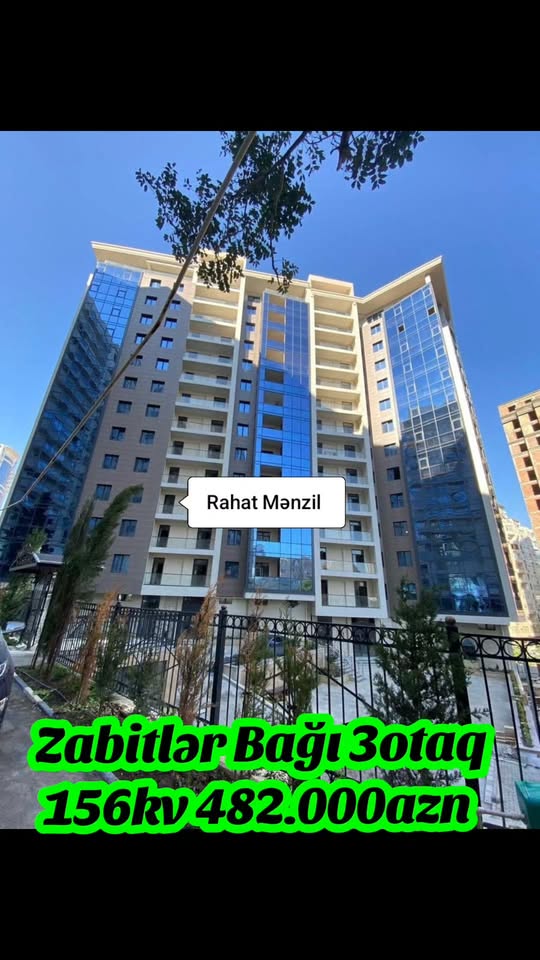3 otaqlı mənzil satılır, Bakı — 482,000 ₼