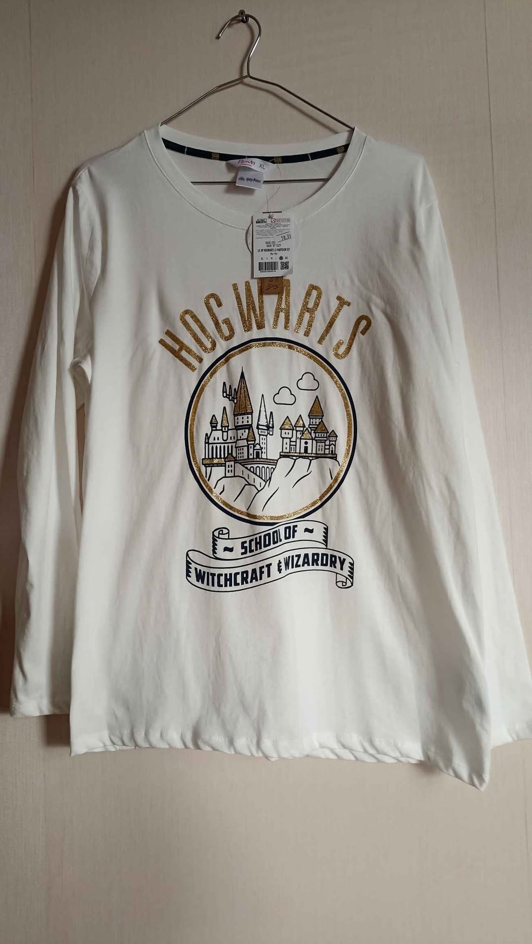 Yeni Hogwarts futbolka, etiketi ilə, XL