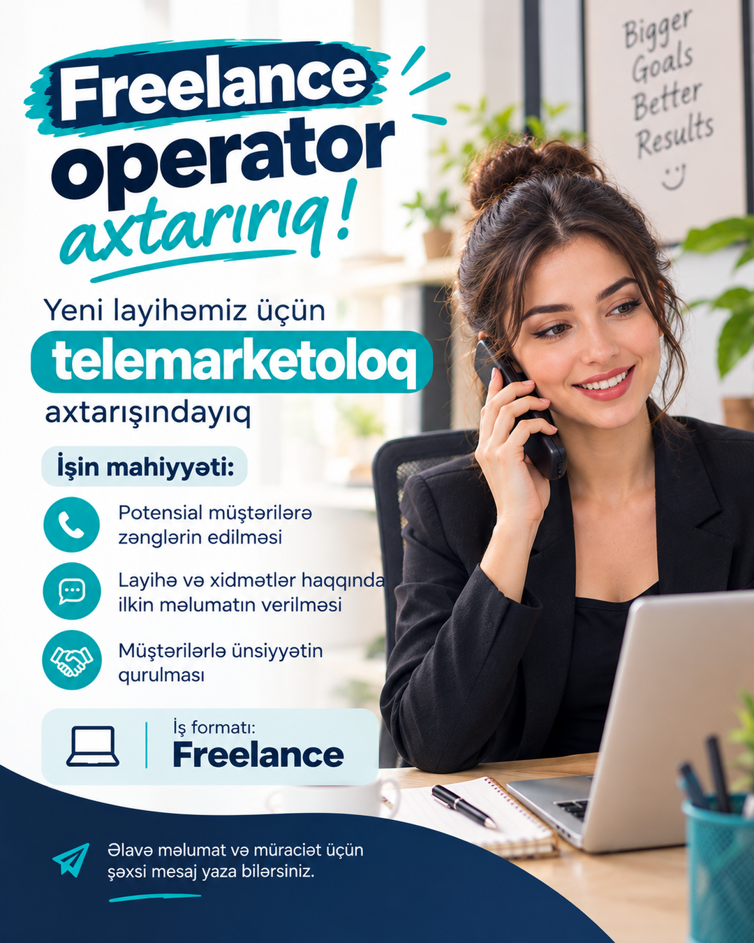 📢 **ფრილანსერ ოპერატორი ქალი იძებნება!** ახალი