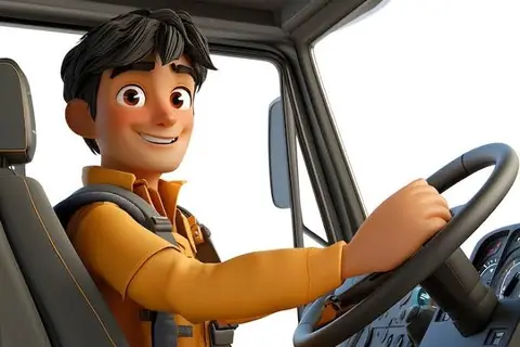 Sürücü elektrik tekniği deposunda, B kategorisi
