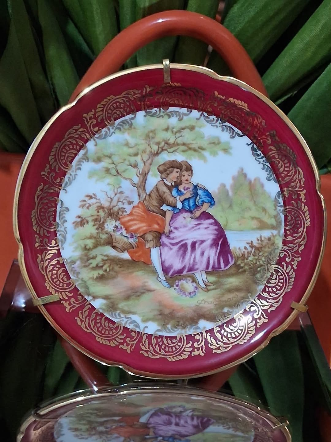 Limoges porcelain wall plate 11.5 cm