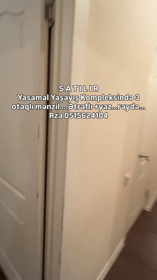 3-комнатная квартира продается, Баку — 196,000 ₼