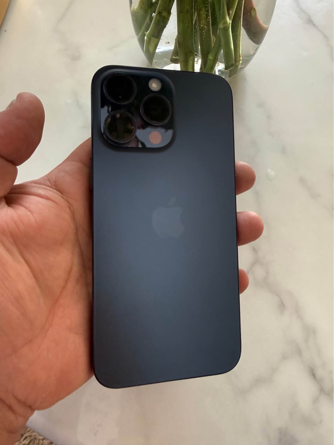 iPhone 256GB, blue, battery 78%