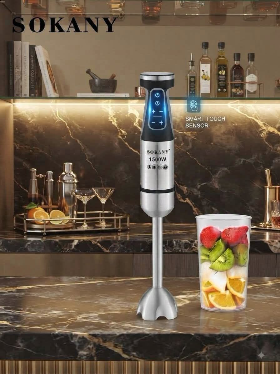 I present to you the modern hand blender SOKANY (1500W)